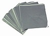 SILVER - 5 X 5 Candy Wrapper FOIL Sheets (Qty 125)